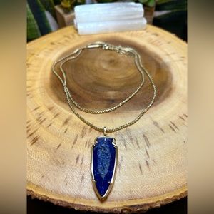 Kendra Scott Lapis Arrowhead Necklace 💙✨